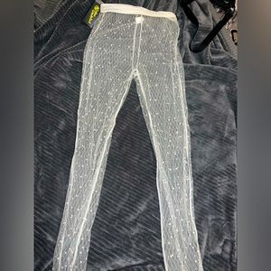 Mesh bead pants RAVE WONDERLAND
